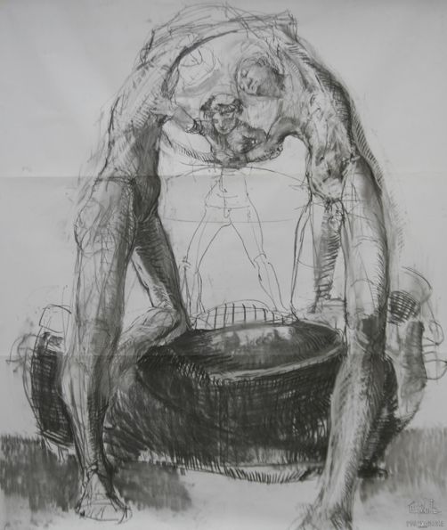 Rando Moricca - sofadrawing 2 - Zeichnung