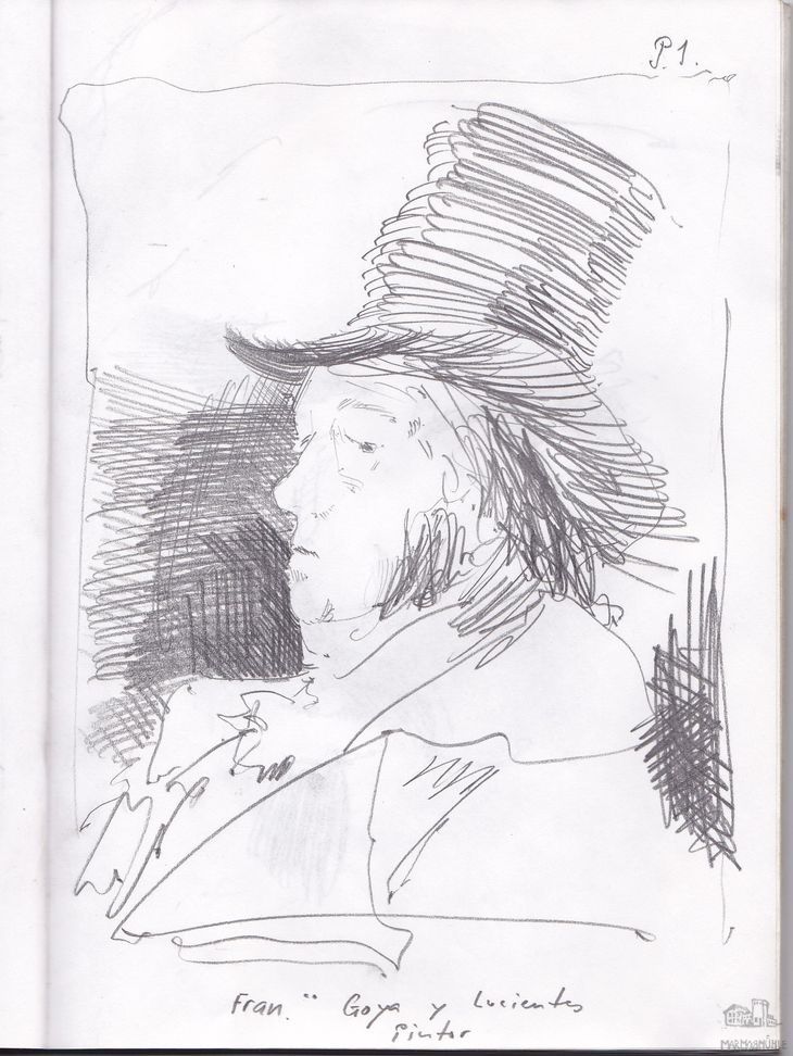 Rando Moricca - Zu Goya - Zeichnung