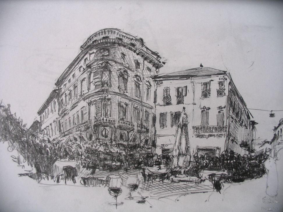 Rando Moricca - Mantua - Zeichnung