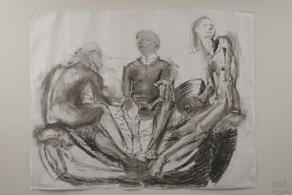 Rando Moricca - Sofadrawing 2 - Zeichnung